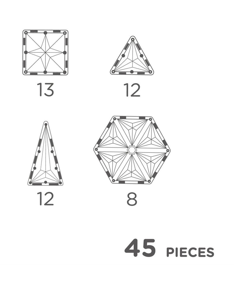 Cleverclixx Geo Pack Pastel 45 Pieces