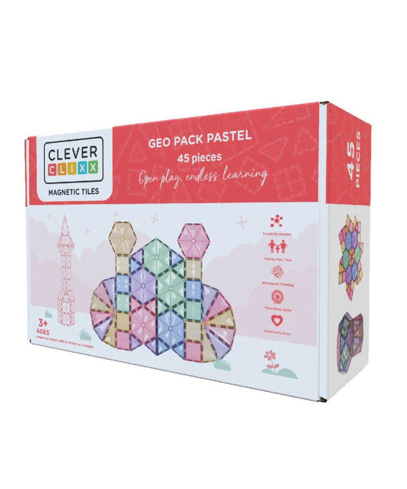 Cleverclixx Geo Pack Pastel 45 Pieces