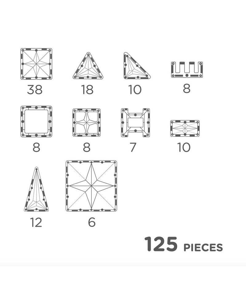 Cleverclixx Large Creative Pack Pastel 125 Pieces