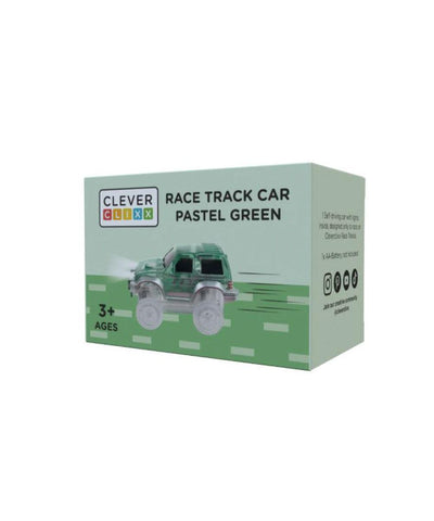 Cleverclixx Race Track Car Pastel green