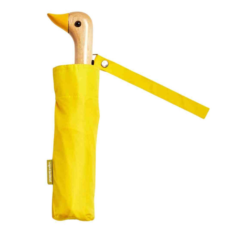 Compacte Eenden Paraplu Yellow original duckhead