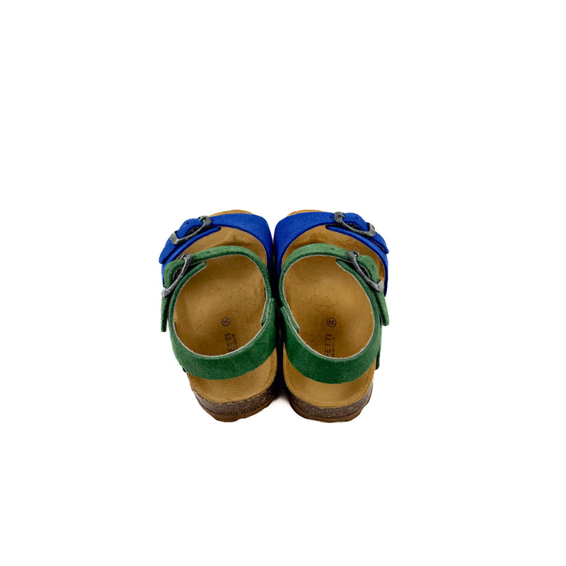 Confetti Serraje Sandalen Green Blue