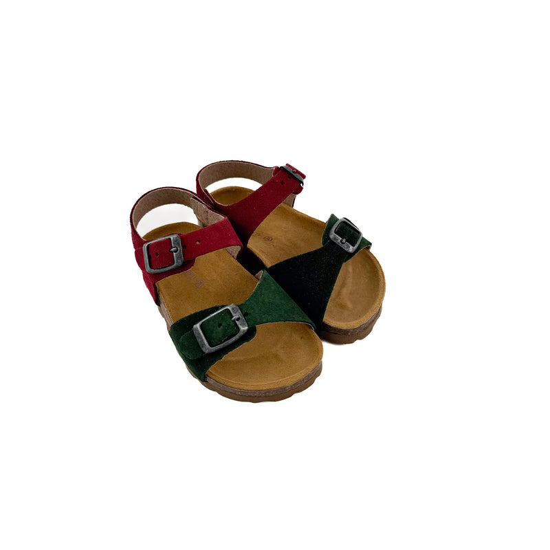 Confetti Serraje Sandalen Red Green