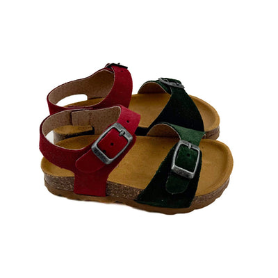 Confetti Serraje Sandalen Red Green