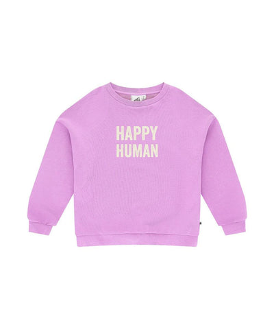 Cos I Said So Baby Sweater Happy Human Violet