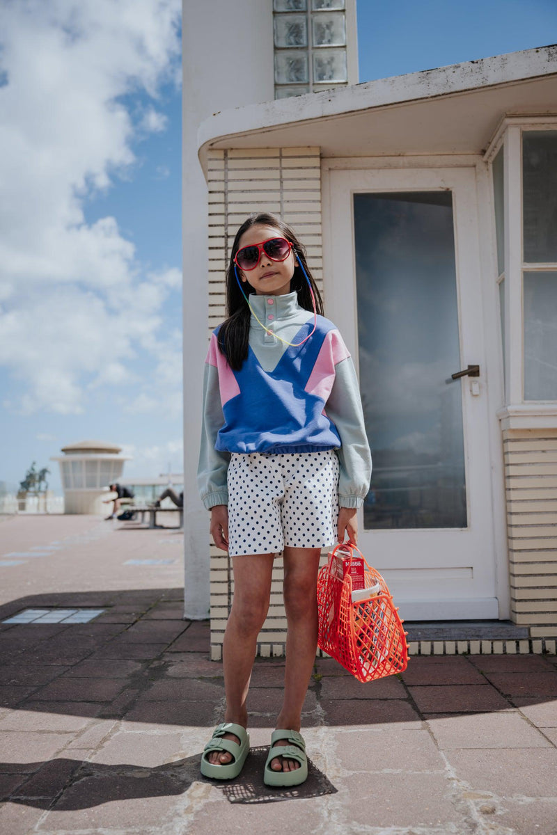 Cos I Said So Colour Block Button Up Jog Top