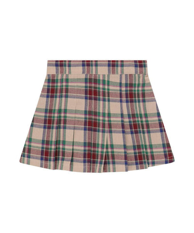 Cos I Said So Plaid Pleated Skirt Multicolor