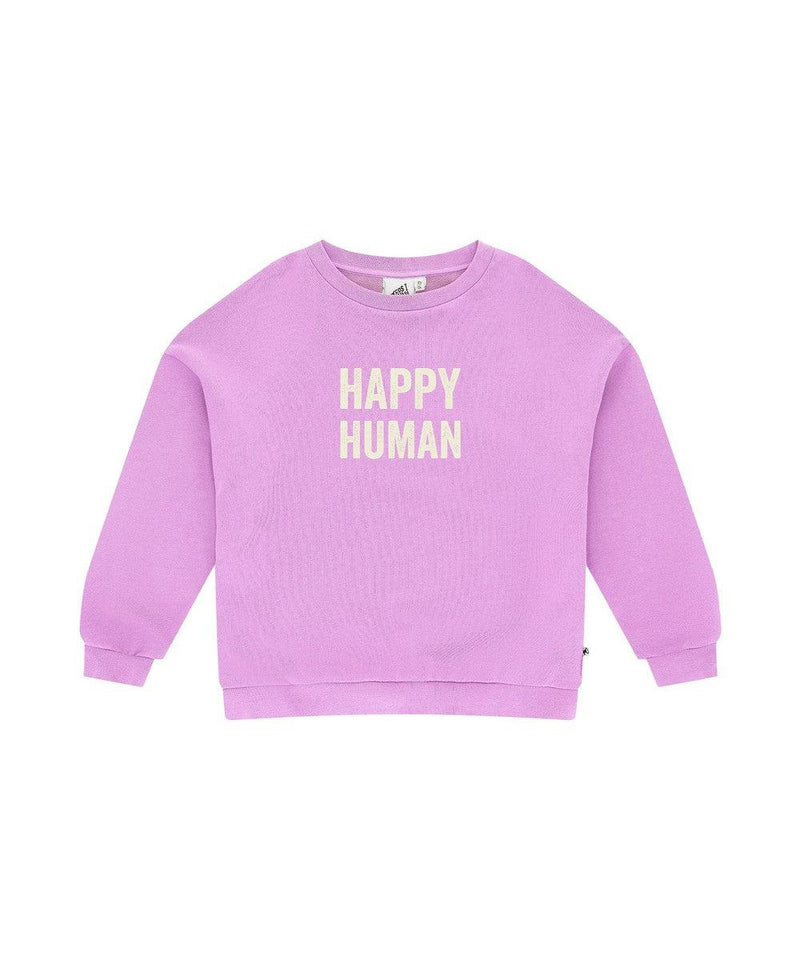 Cos I Said So Sweater Happy Human Violet