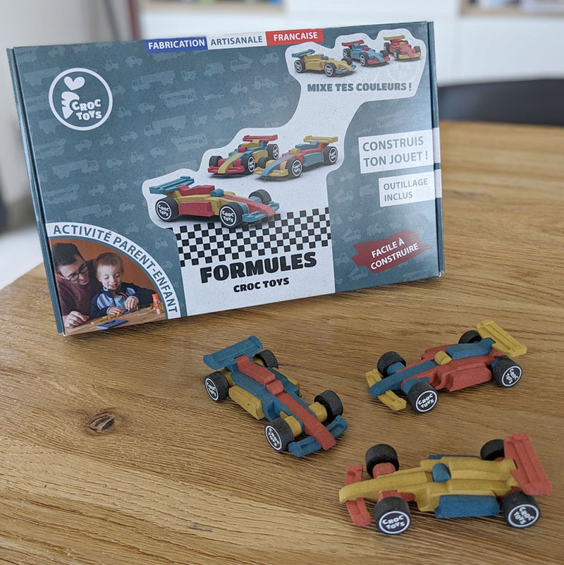 Croc Toys DIY Kit Formule 1 Wagen 3x