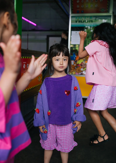 Daily Brat Berry Vest Dazzling Purple