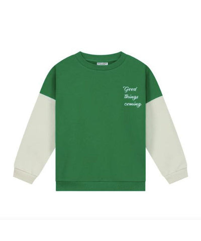 Daily Brat Good Things Coming Sweater Green