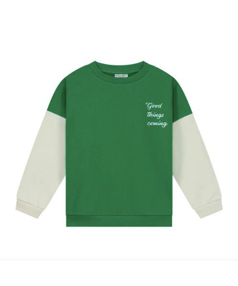 Daily Brat Good Things Coming Sweater Green