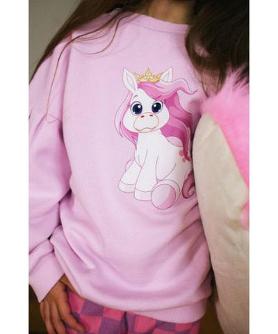 Daily Brat Starbust Sweater Blushy Pink