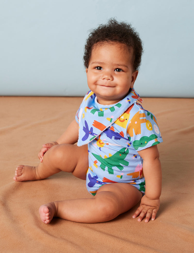 Halcyon Nights Baby Short Sleeve Bodysuit Dino Days