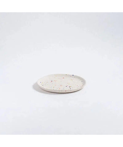 Eggbackhome Party Bread Plate White