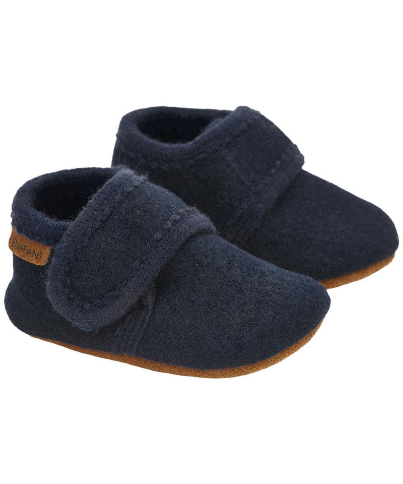 En Fant Baby Wool Navy Slippers