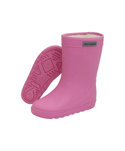 En Fant Solid Thermal Boots Carmine Rose 5230