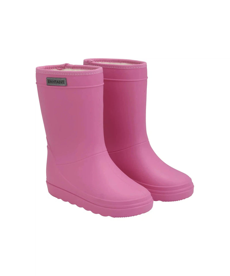 En Fant Solid Thermal Boots Carmine Rose 5230