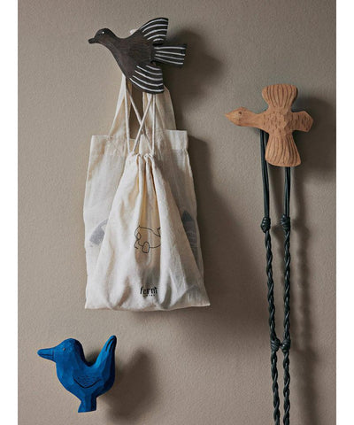 Ferm Living Anton Bird Hook Blue