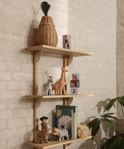 Ferm Living Hand-Carved Zebra Toy