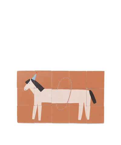 Ferm Living Two-Sided Puzzle Walrus/Horse
