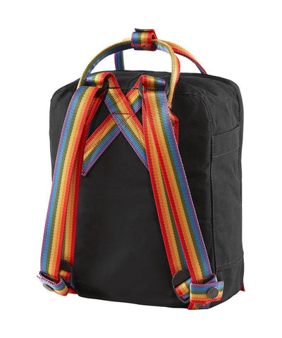 Fjallraven Backpack Kanken Mini Rainbow Black