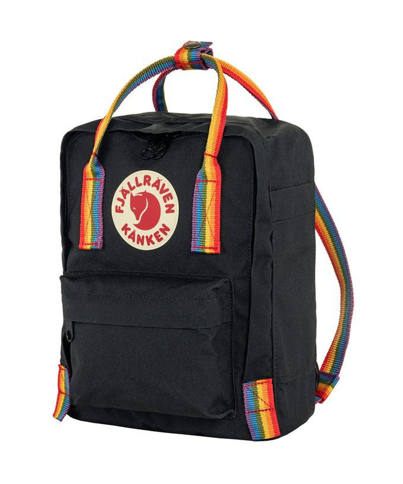 Fjallraven Backpack Kanken Mini Rainbow Black