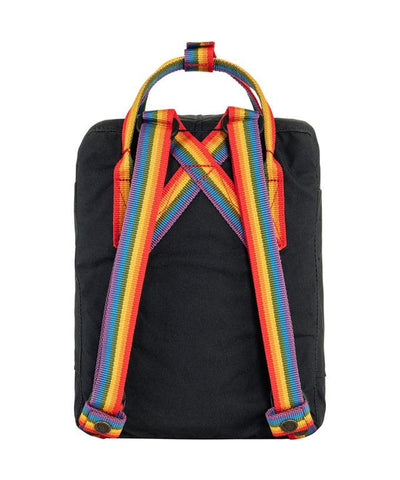 Fjallraven Backpack Kanken Mini Rainbow Black