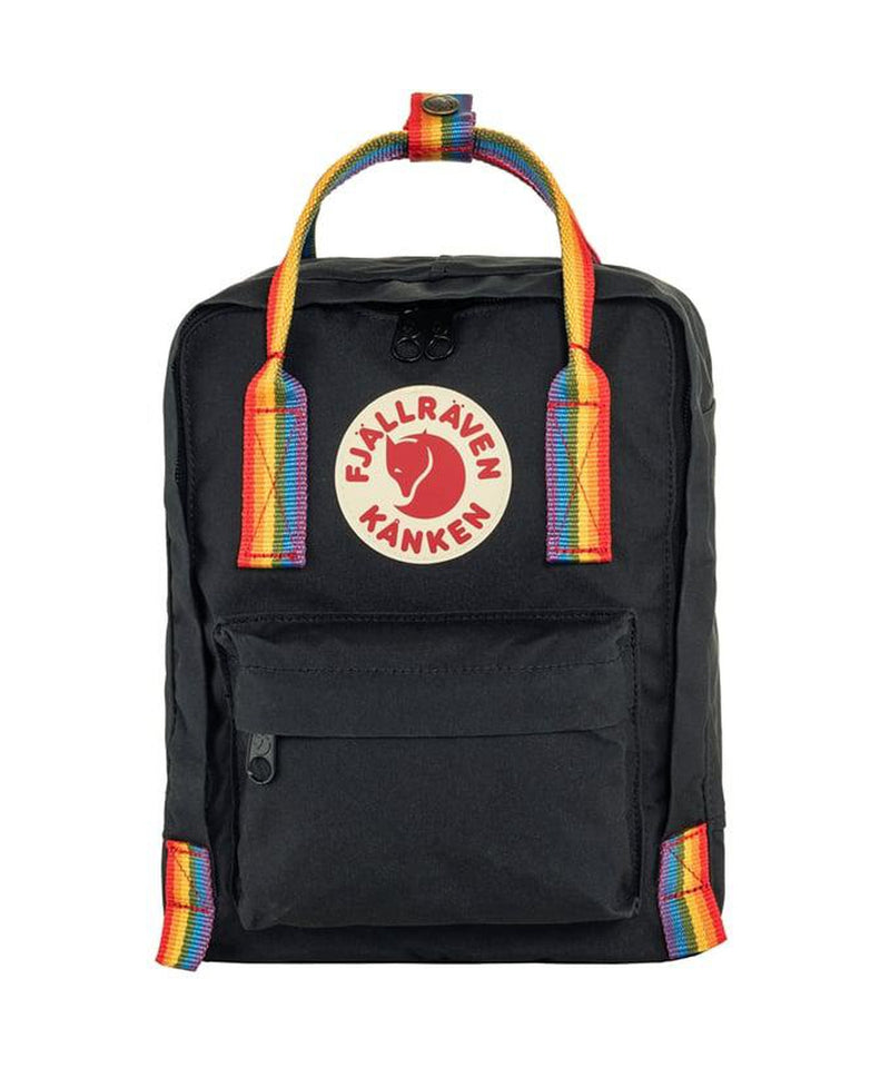 Fjallraven Backpack Kanken Mini Rainbow Black