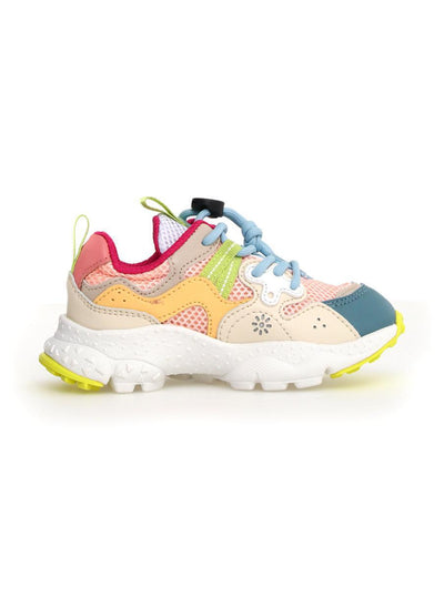 Flower Mountain Yamano 3 junior e-calf/ mesh light blue-peach-white