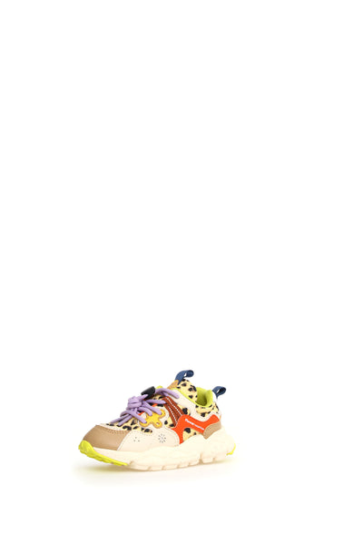 Flower Mountain Yamano 3 junior e-calf/leo nylon sand-white-zucca