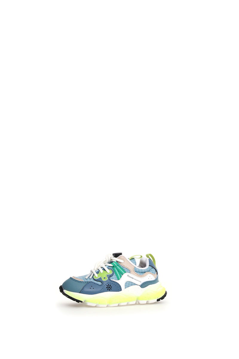 Flower Mountain Yamano 3 junior e-calf/ripstop nylon petrol-green-yellow