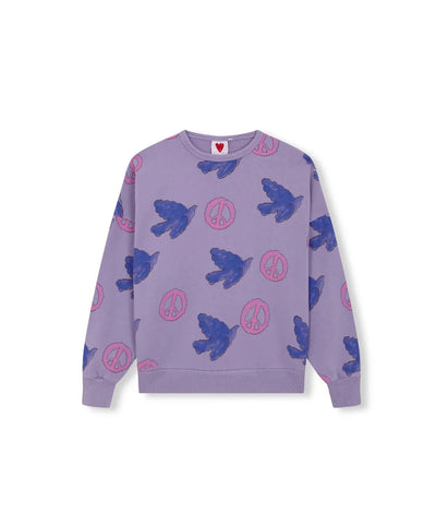 Fresh Dinosaurs Paloma Peace All Over Sweatshirt