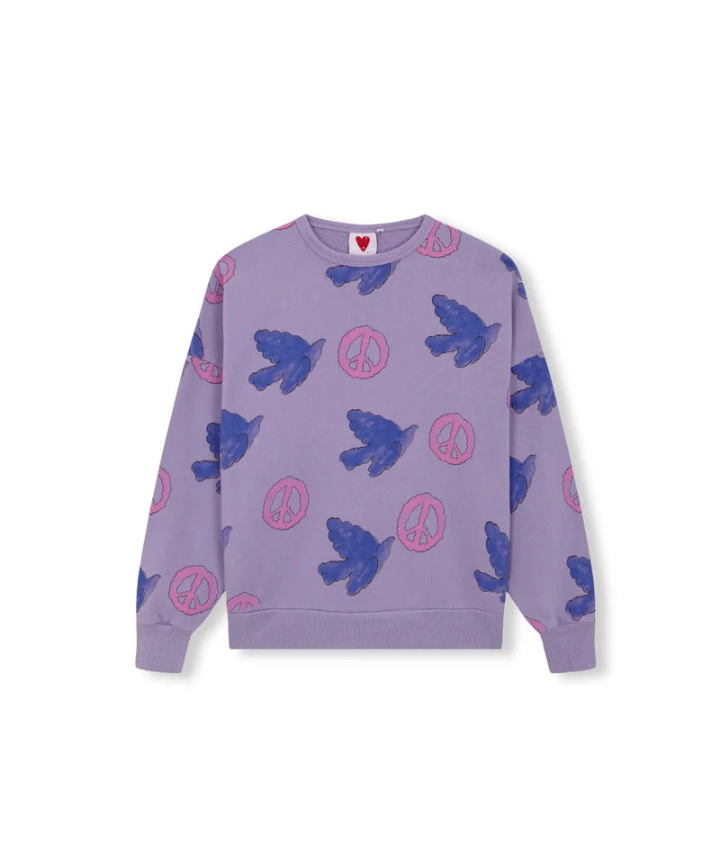 Fresh Dinosaurs Paloma Peace All Over Sweatshirt