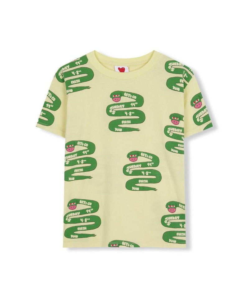 Fresh Dinosaurs Snake All Over T-shirt