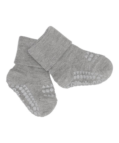 Go Baby Go antislip Bamboo Grey Melange