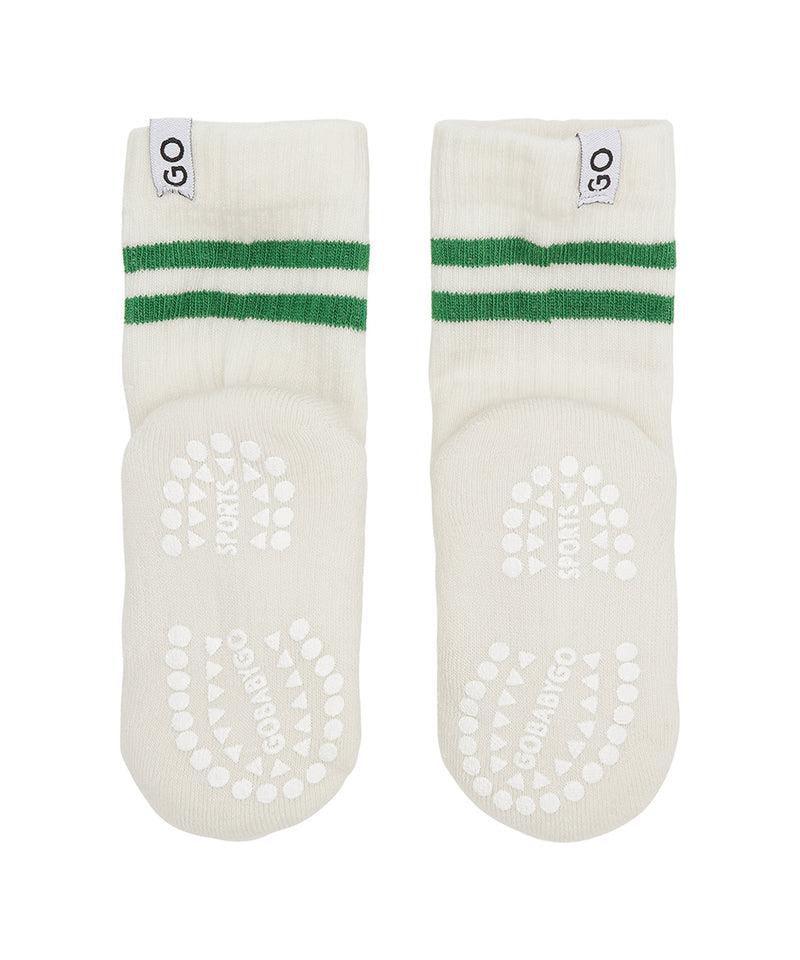 Go Baby Go antislip Sports Socks Green