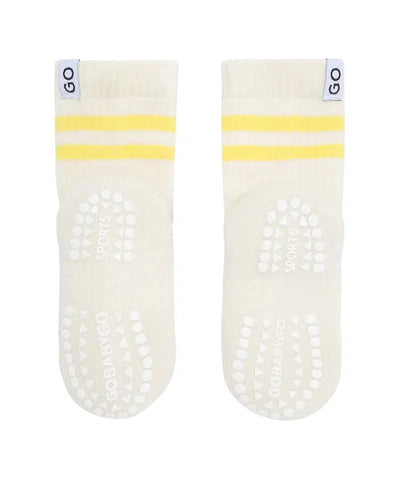 Go Baby Go antislip Sports Socks Yellow