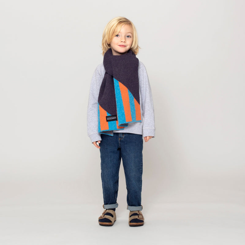 GOSOAKY Puffer Fishy Scarf Dark Ocean