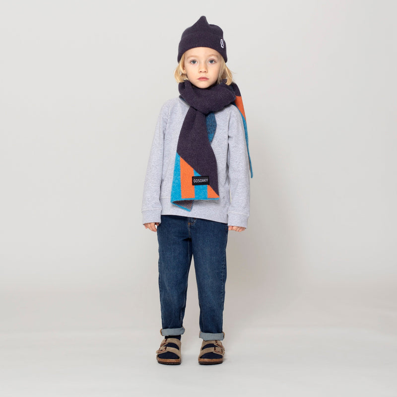 GOSOAKY Puffer Fishy Scarf Dark Ocean