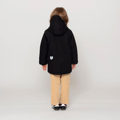 GOSOAKY Sleeping Pigeon Waterproof Parka Deep Black