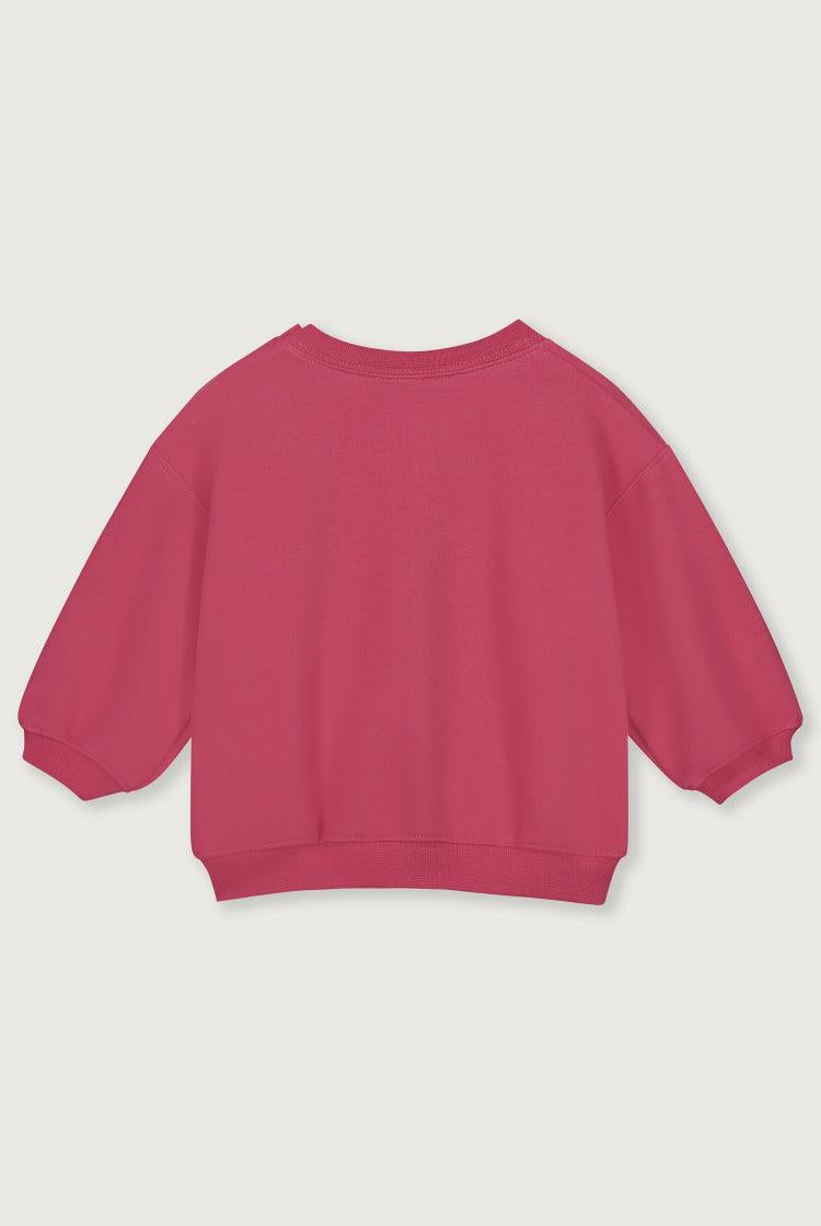 Gray Label Baby Dropped Shoulder Sweater Cherry