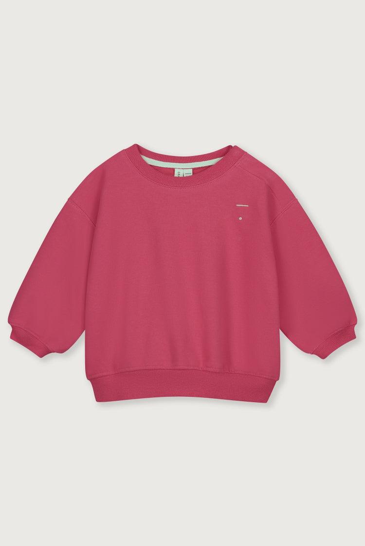 Gray Label Baby Dropped Shoulder Sweater Cherry