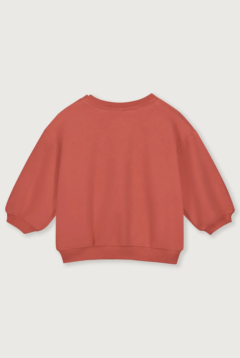 Gray Label Baby Dropped Shoulder Sweater Poppy Red