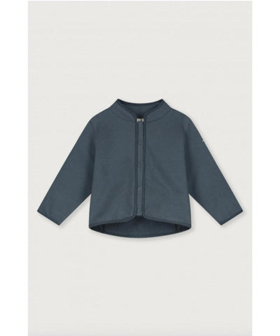 Gray Label Baby Jacket Cardigan GOTS Blue Grey