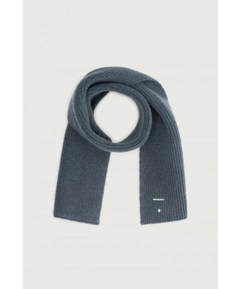 Gray Label Baby Knitted Scarf Blue Grey