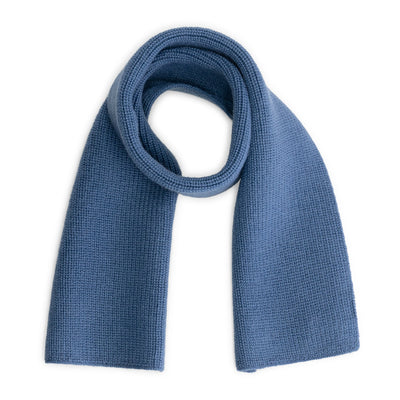 Gray Label Baby Knitted Scarf Blue Moon