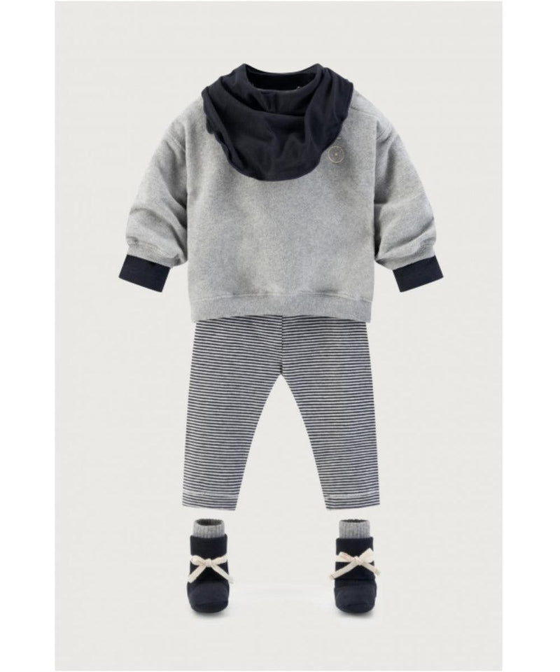 Gray Label Baby Leggings Nearly Black-Cream