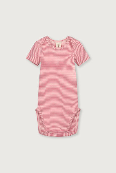 Gray label Baby Onesie Cherry/Cream