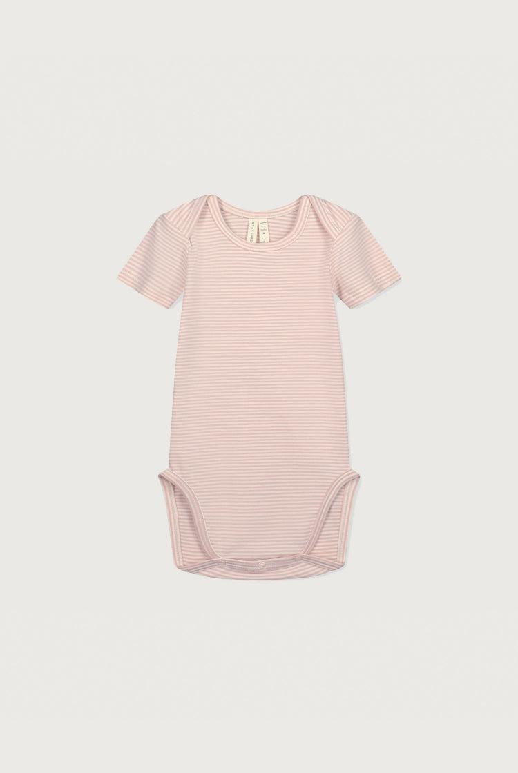 Gray label Baby Onesie Faded Pink/Cream